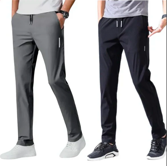 2 Pic Combo of Men's NS Lycra Track Pants( pack of 2 )