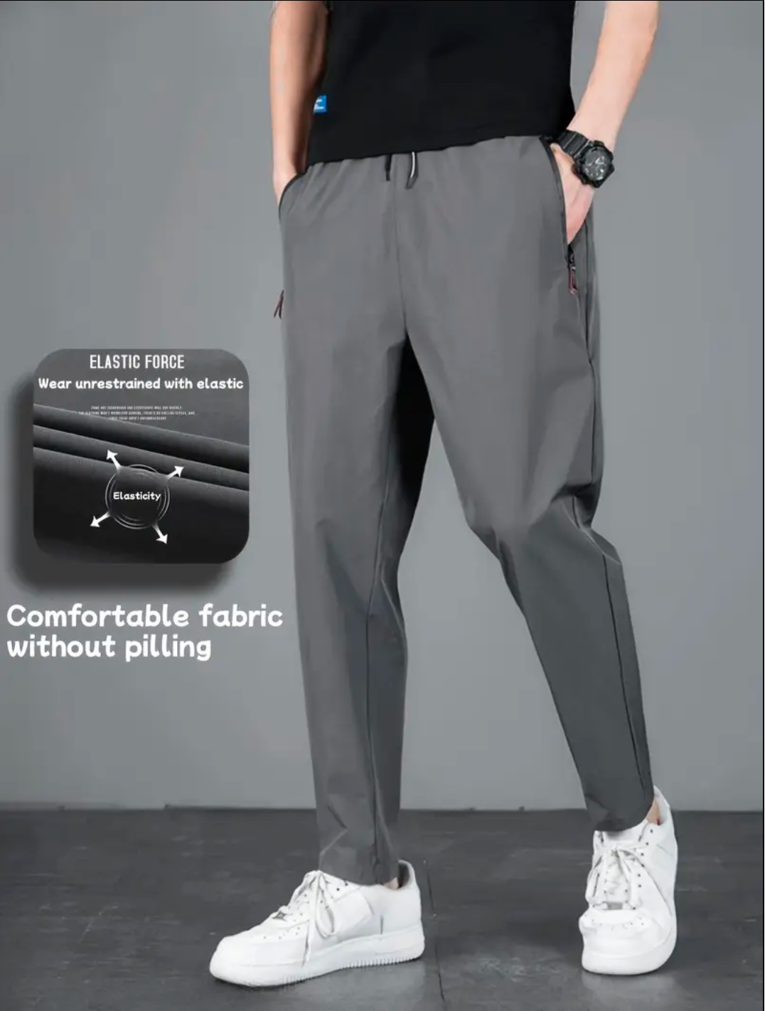 2 Pic Combo of Men's NS Lycra Track Pants( pack of 2 )