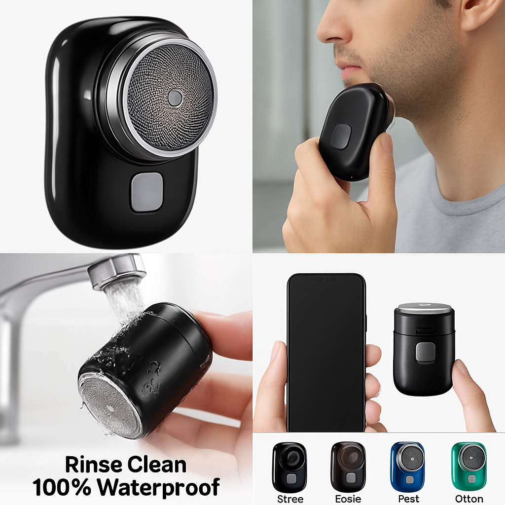 New Upgrade Mini Electric Razor & Rechargeable Shavers for Men